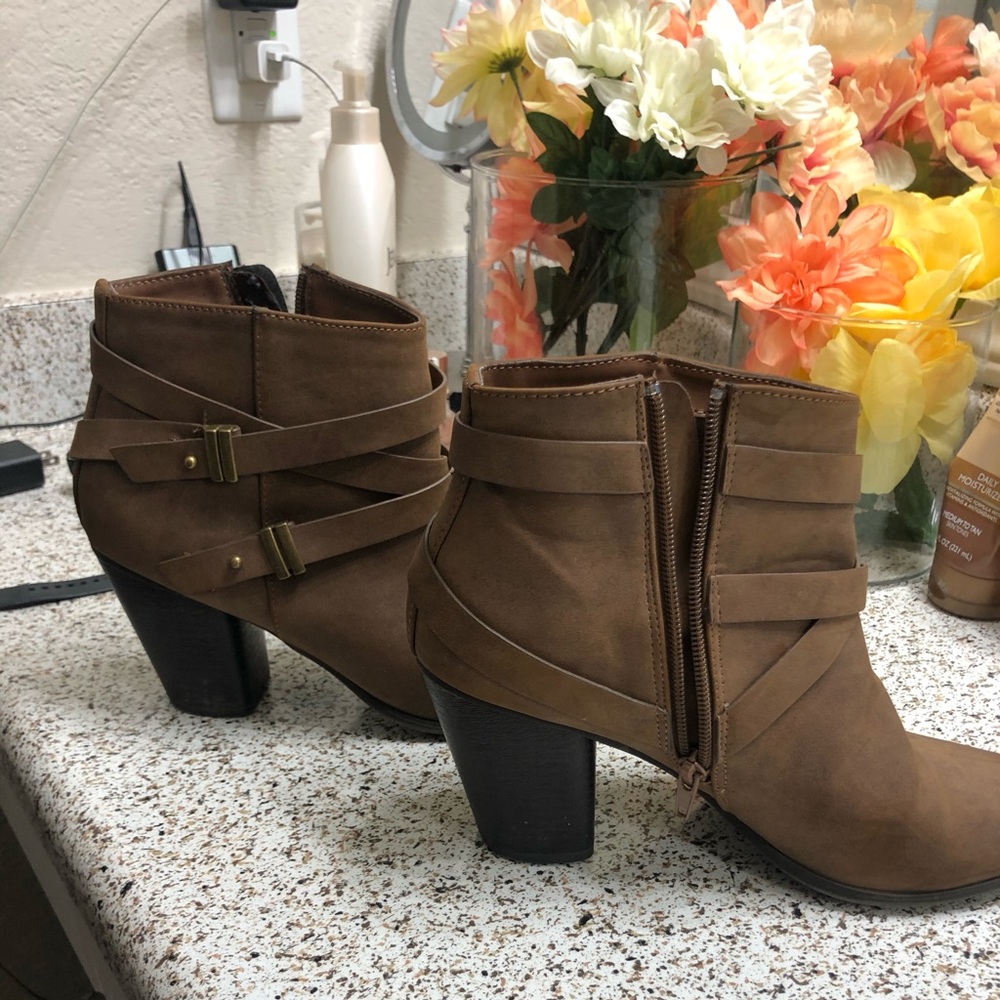 Brown booties!